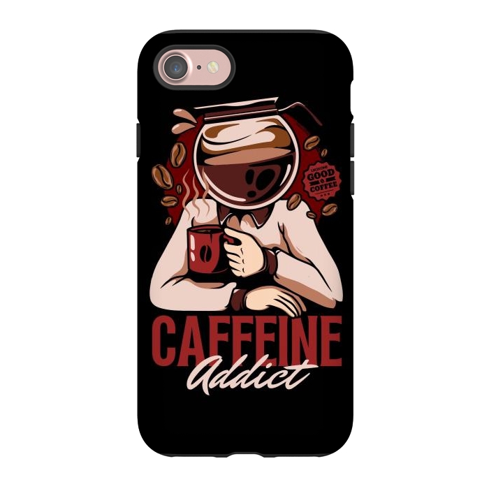 iPhone 7 StrongFit Caffeine Addict by LM2Kone