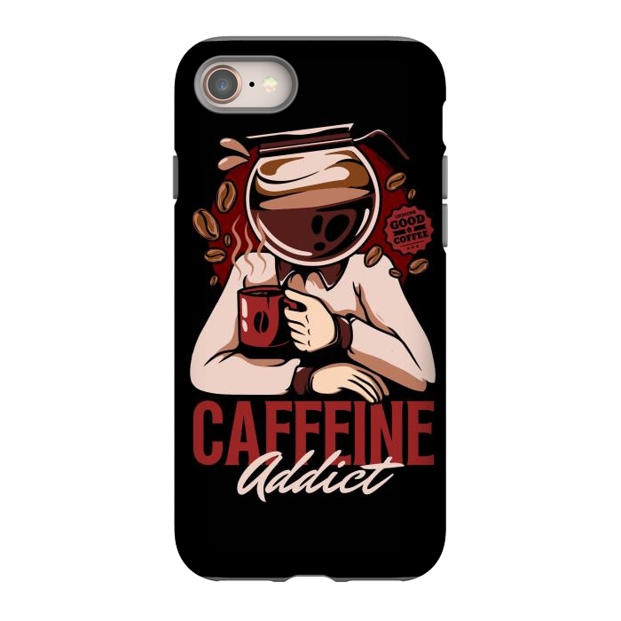 iPhone 8 StrongFit Caffeine Addict by LM2Kone