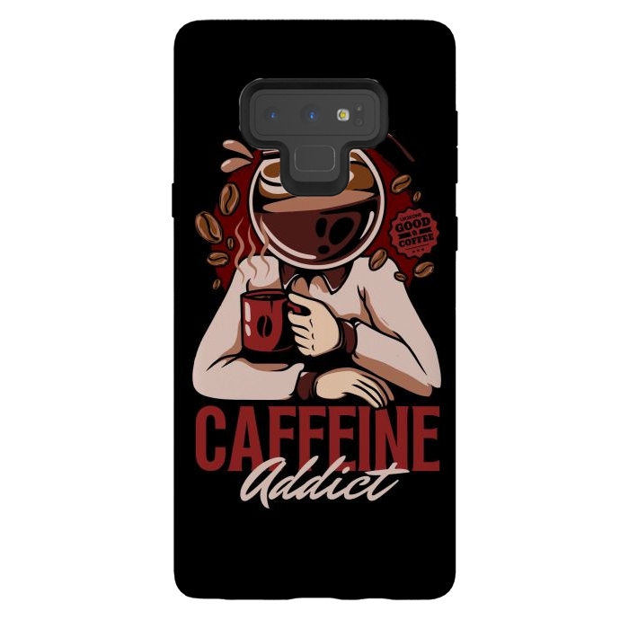 Galaxy Note 9 StrongFit Caffeine Addict by LM2Kone