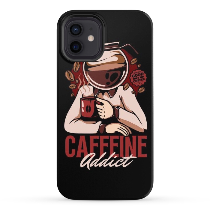iPhone 12 StrongFit Caffeine Addict by LM2Kone