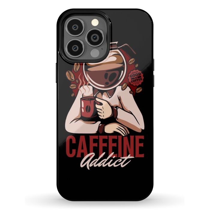 iPhone 13 Pro Max StrongFit Caffeine Addict by LM2Kone