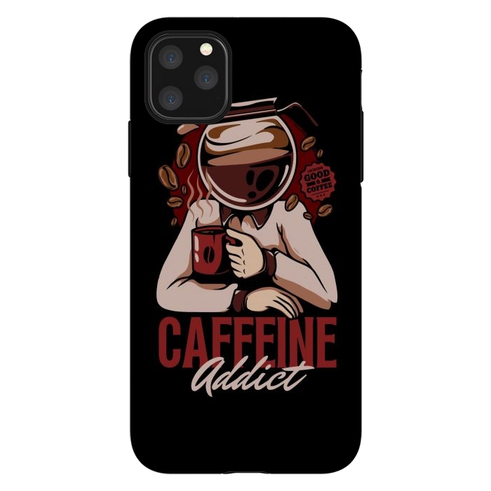 iPhone 11 Pro Max StrongFit Caffeine Addict by LM2Kone