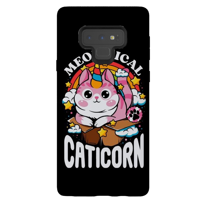 Galaxy Note 9 StrongFit Cute Meowgical Caticorn by LM2Kone