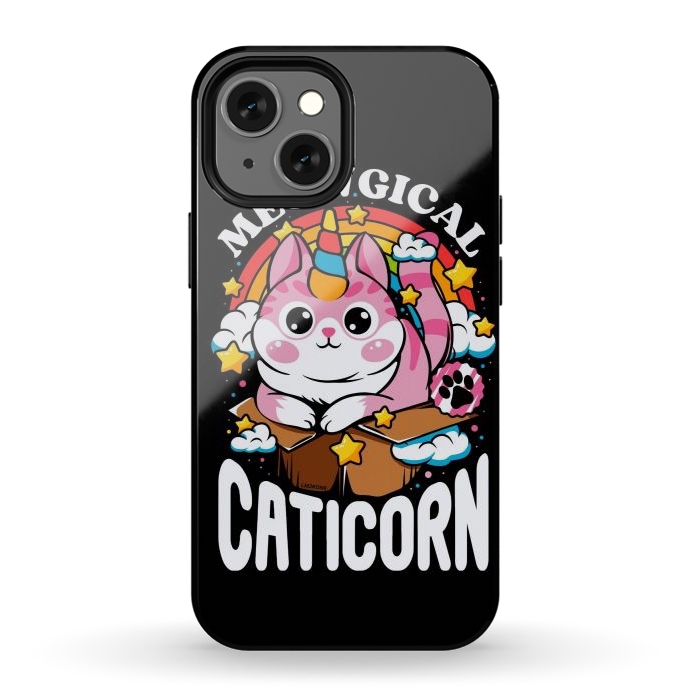 iPhone 12 mini StrongFit Cute Meowgical Caticorn by LM2Kone