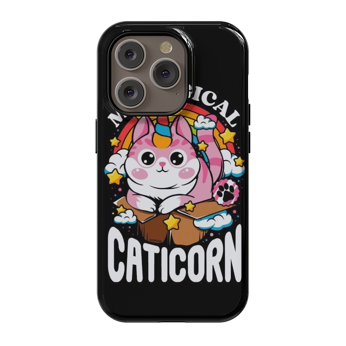 iPhone 14 Pro StrongFit Cute Meowgical Caticorn by LM2Kone