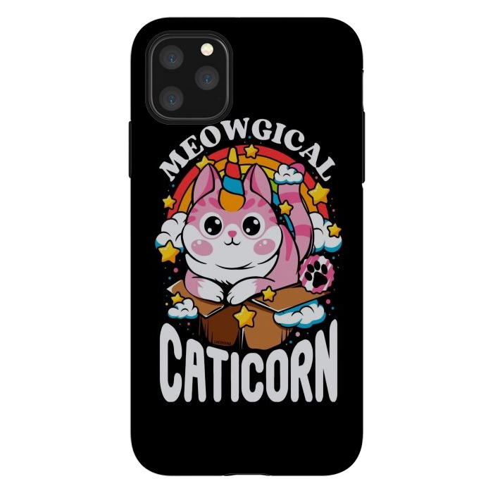iPhone 11 Pro Max StrongFit Cute Meowgical Caticorn by LM2Kone