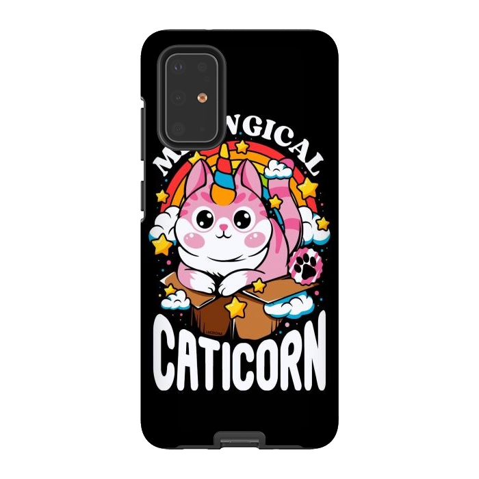 Galaxy S20 Plus StrongFit Cute Meowgical Caticorn by LM2Kone