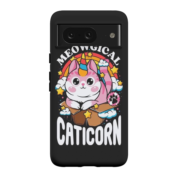 Pixel 8 StrongFit Cute Meowgical Caticorn by LM2Kone