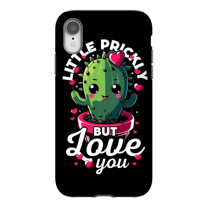 iPhone Xr StrongFit Little Prickly but Love you by LM2Kone