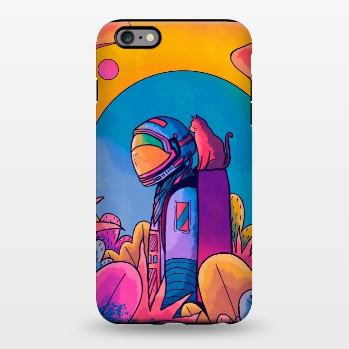 iPhone 6/6s plus StrongFit The astronaut and cat by Steve Wade (Swade)