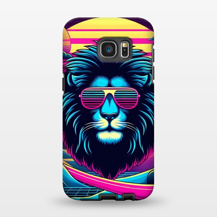 Galaxy S7 EDGE StrongFit King of the 80s by JohnnyVillas