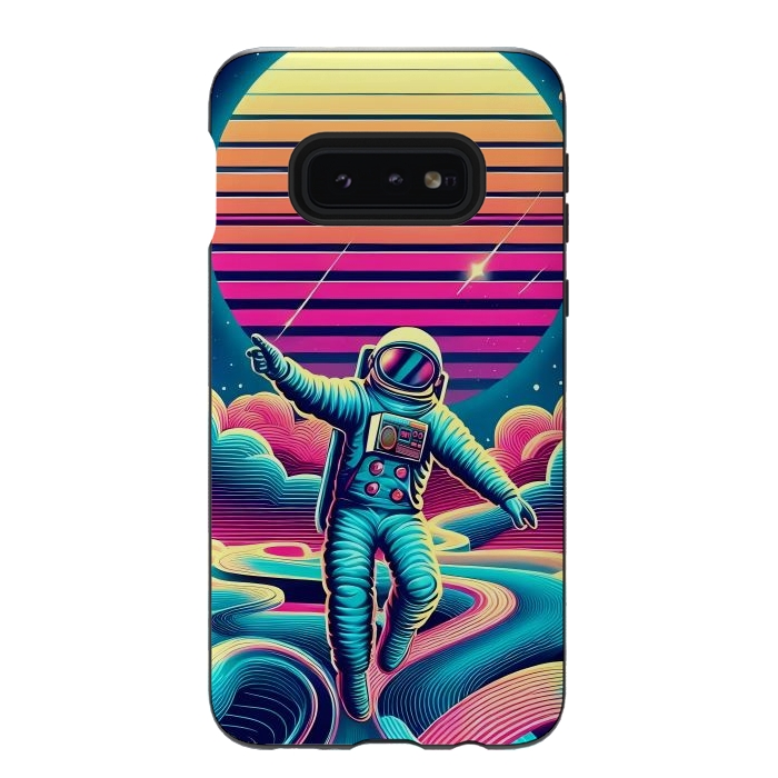 Galaxy S10e StrongFit Dancing Through Time and Space by JohnnyVillas
