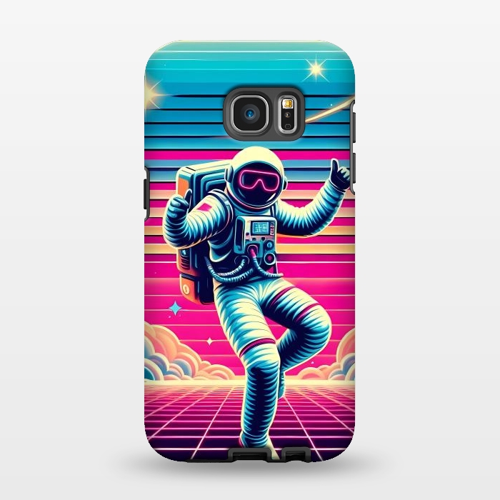 Galaxy S7 EDGE StrongFit Astral Moves in Neon by JohnnyVillas