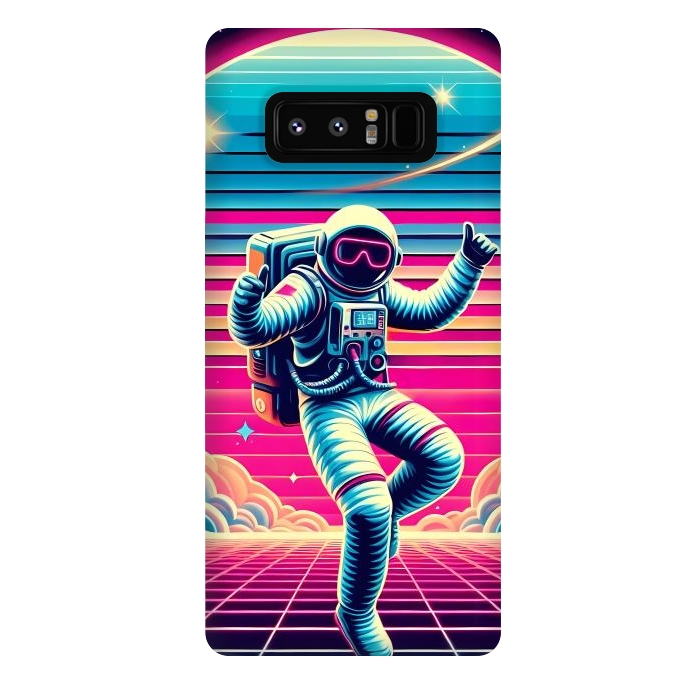 Galaxy Note 8 StrongFit Astral Moves in Neon by JohnnyVillas