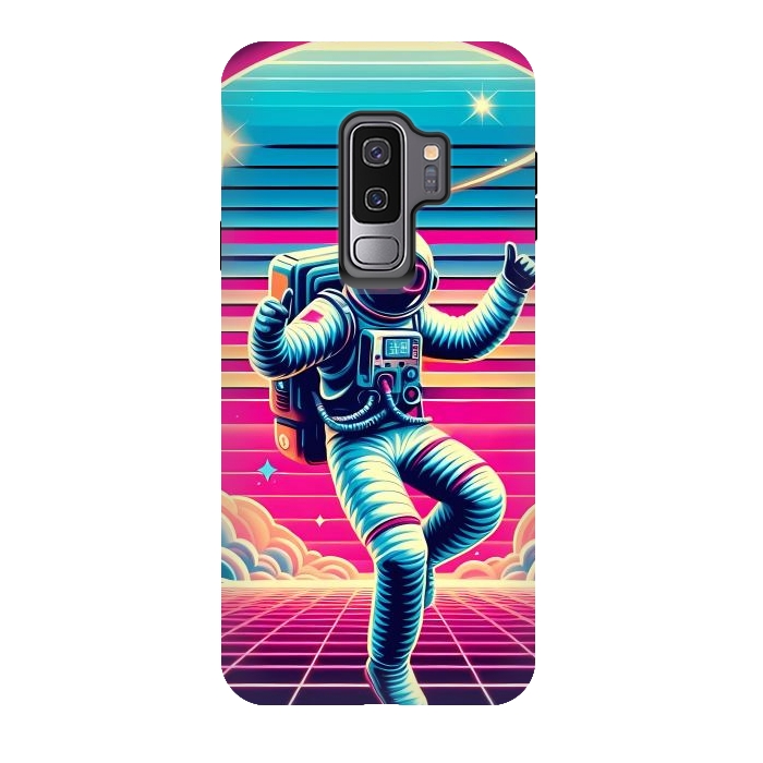 Galaxy S9 plus StrongFit Astral Moves in Neon by JohnnyVillas