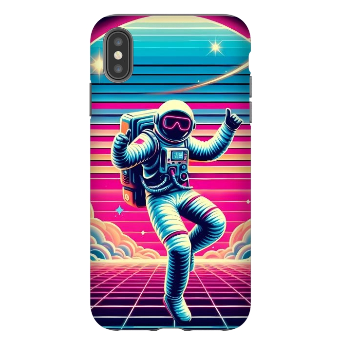 iPhone Xs Max StrongFit Astral Moves in Neon by JohnnyVillas