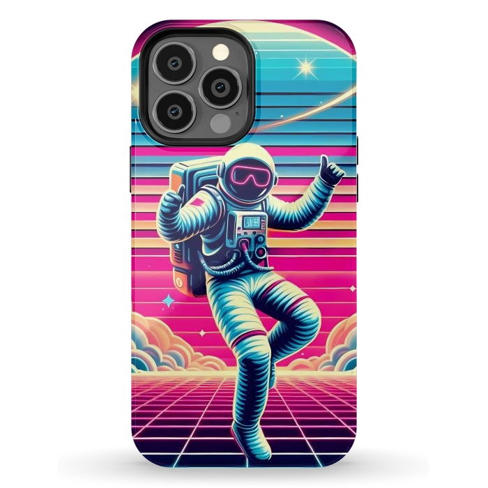 iPhone 13 Pro Max StrongFit Astral Moves in Neon by JohnnyVillas