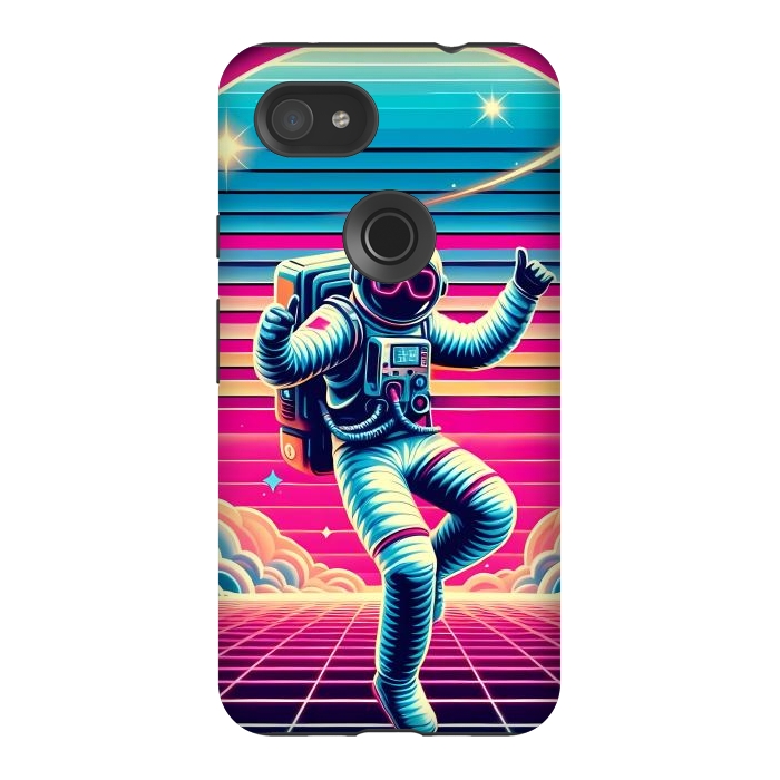 Pixel 3AXL StrongFit Astral Moves in Neon by JohnnyVillas