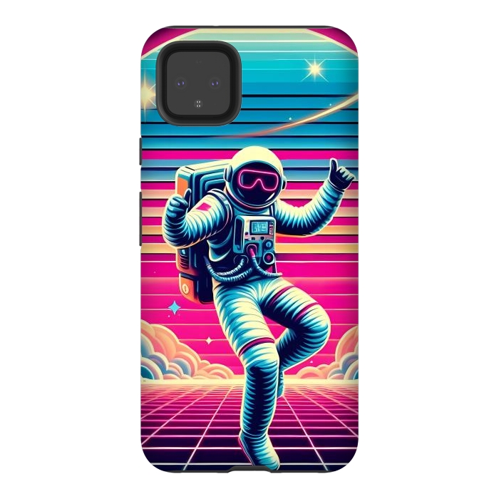 Pixel 4XL StrongFit Astral Moves in Neon by JohnnyVillas