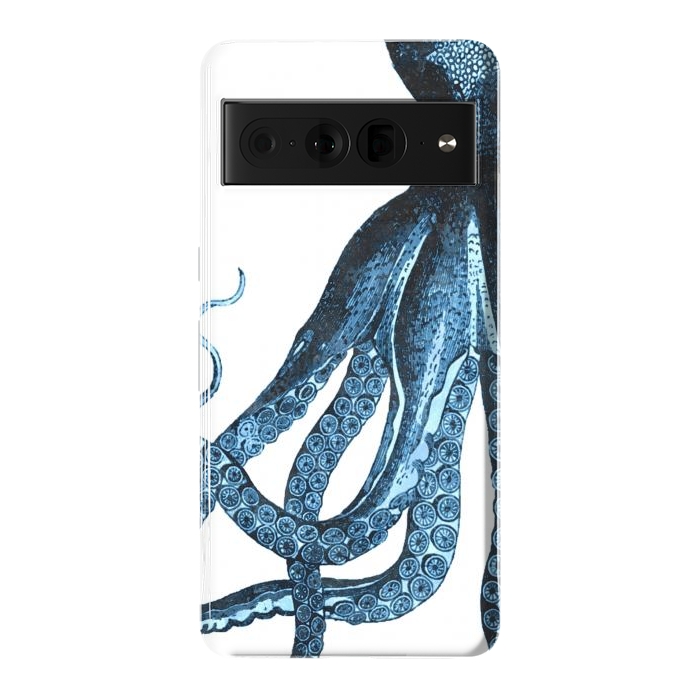 Pixel 7 Pro StrongFit Blue Octopus Illustration by Alemi