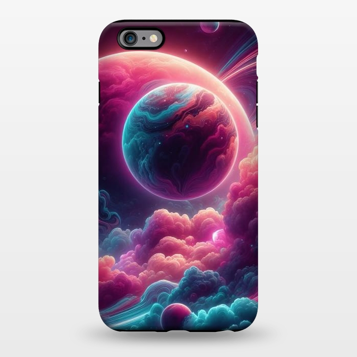 iPhone 6/6s plus StrongFit Neon Universe by JohnnyVillas