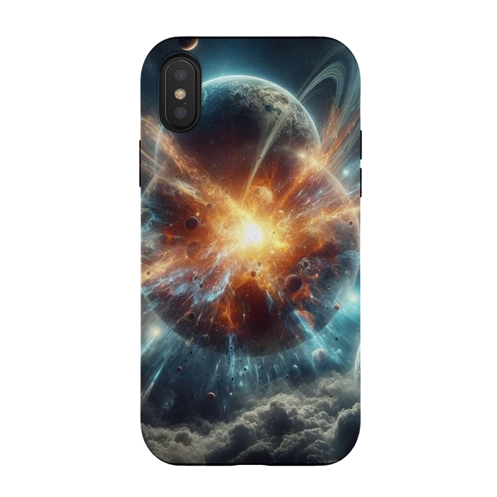 iPhone Xs / X StrongFit Clash of Planets by JohnnyVillas