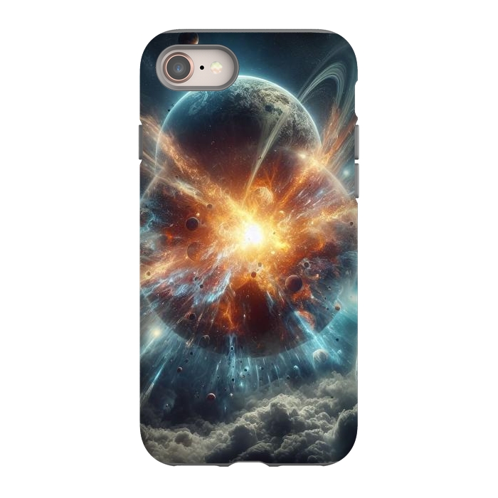 iPhone 8 StrongFit Clash of Planets by JohnnyVillas