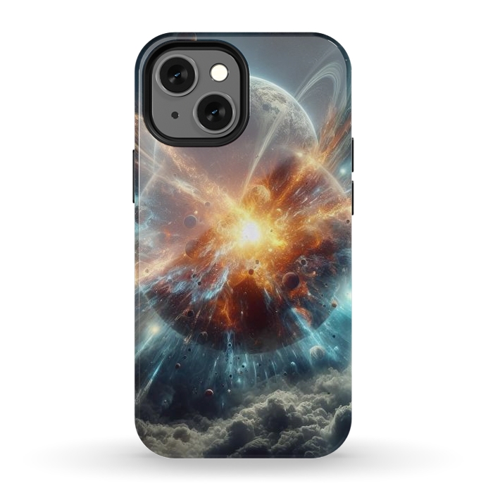 iPhone 12 mini StrongFit Clash of Planets by JohnnyVillas
