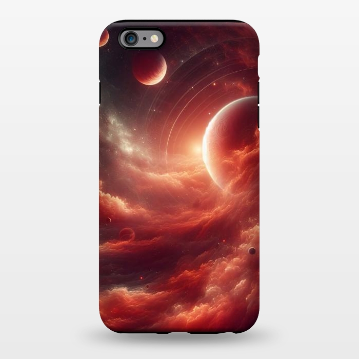 iPhone 6/6s plus StrongFit Red Universe by JohnnyVillas