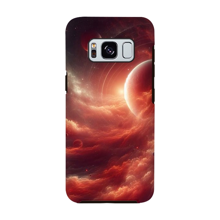 Galaxy S8 StrongFit Red Universe by JohnnyVillas