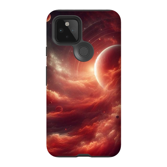 Pixel 5 StrongFit Red Universe by JohnnyVillas