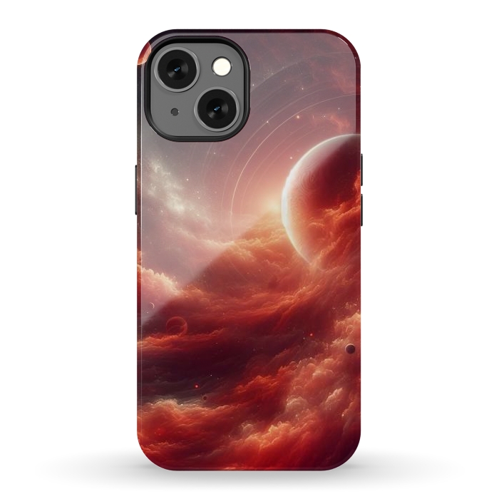 iPhone 13 StrongFit Red Universe by JohnnyVillas
