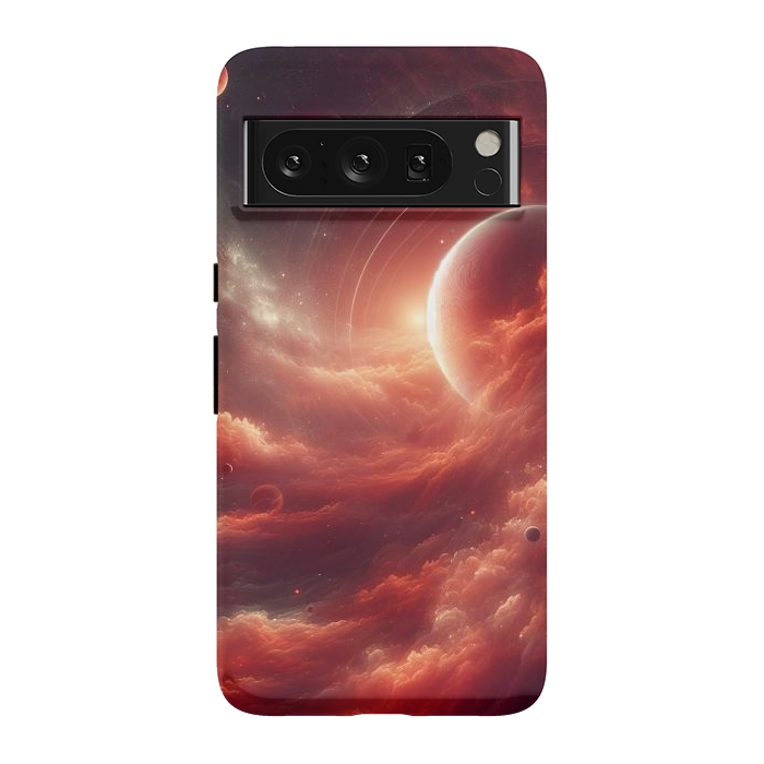 Pixel 8 Pro StrongFit Red Universe by JohnnyVillas