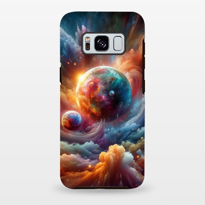 Galaxy S8 plus StrongFit Splash Paint Universe by JohnnyVillas