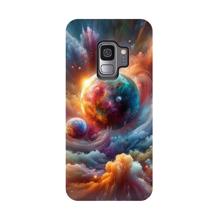 Galaxy S9 StrongFit Splash Paint Universe by JohnnyVillas