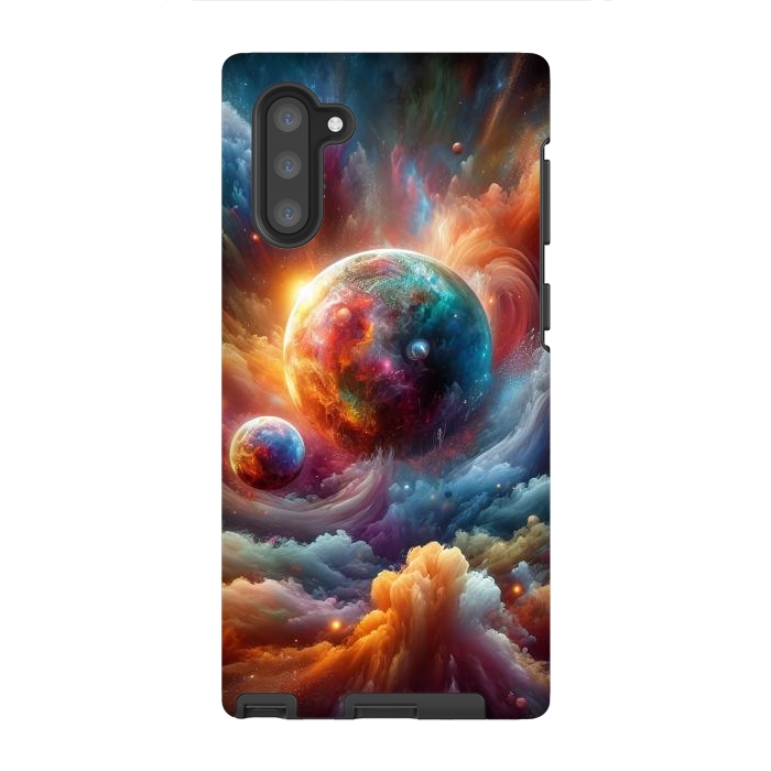 Galaxy Note 10 StrongFit Splash Paint Universe by JohnnyVillas