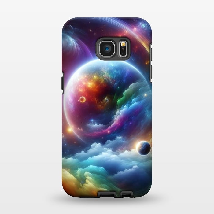 Galaxy S7 EDGE StrongFit Rainbow Universe by JohnnyVillas