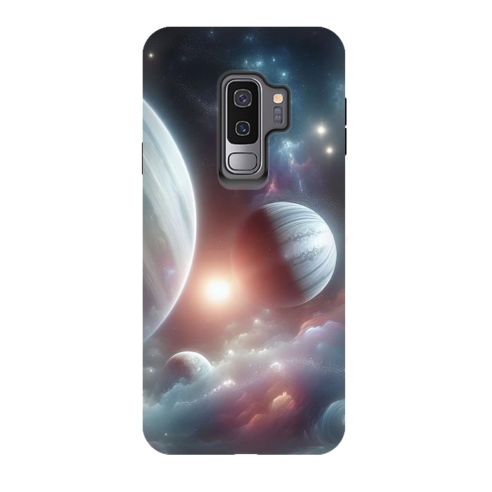 Galaxy S9 plus StrongFit Iridescent Universe by JohnnyVillas