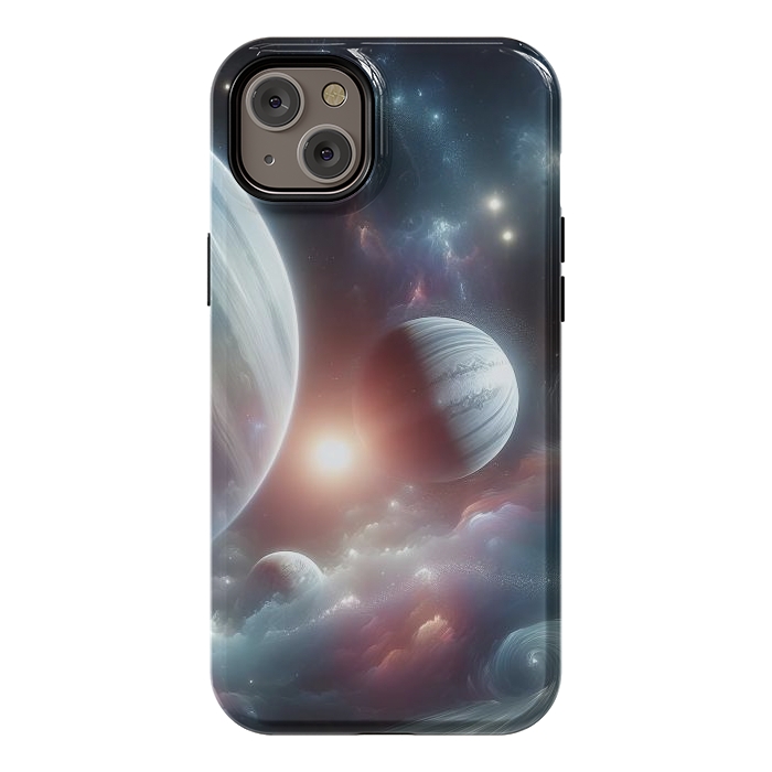 iPhone 14 Plus StrongFit Iridescent Universe by JohnnyVillas