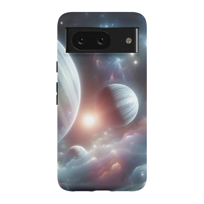 Pixel 8 StrongFit Iridescent Universe by JohnnyVillas