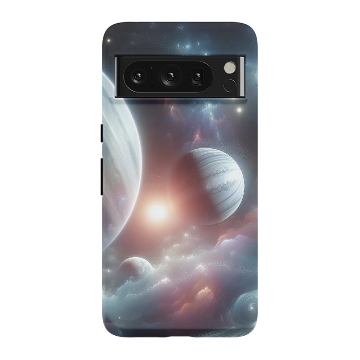 Pixel 8 Pro StrongFit Iridescent Universe by JohnnyVillas