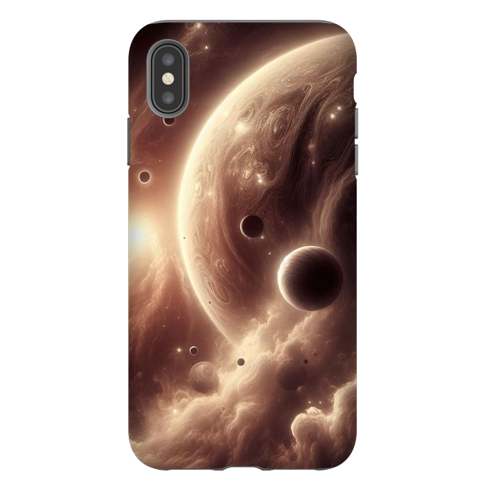 iPhone Xs Max StrongFit Sepia Universe by JohnnyVillas