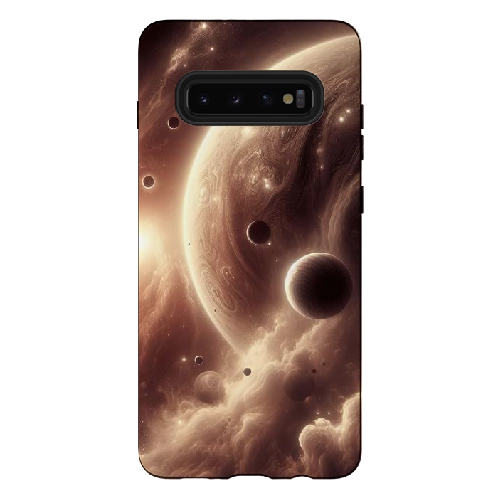 Galaxy S10 plus StrongFit Sepia Universe by JohnnyVillas