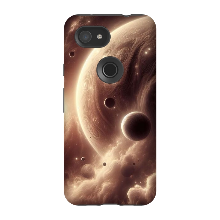 Pixel 3A StrongFit Sepia Universe by JohnnyVillas