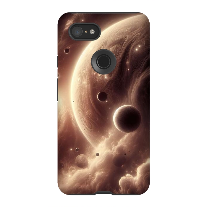 Pixel 3XL StrongFit Sepia Universe by JohnnyVillas