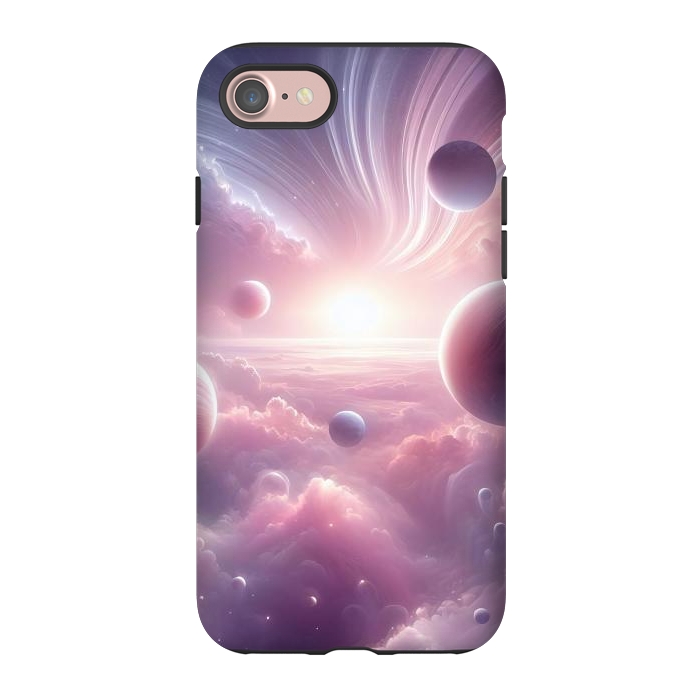 iPhone 7 StrongFit Lavender Universe by JohnnyVillas