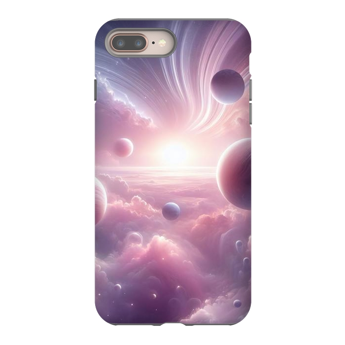 iPhone 7 plus StrongFit Lavender Universe by JohnnyVillas