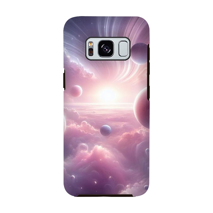 Galaxy S8 StrongFit Lavender Universe by JohnnyVillas