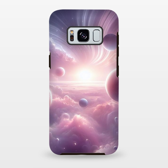 Galaxy S8 plus StrongFit Lavender Universe by JohnnyVillas