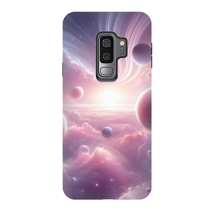 Galaxy S9 plus StrongFit Lavender Universe by JohnnyVillas